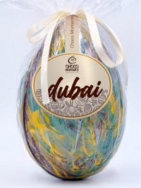 Artisanal Easter egg inspired by the famous Dubai chocolate bar