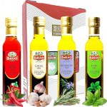 Infused olive oil gift set