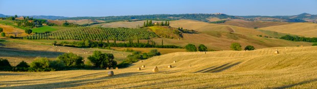 Where is Tuscany in Italy - Val d'Orcia